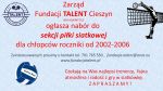 Nabór do sekcji siatkówki